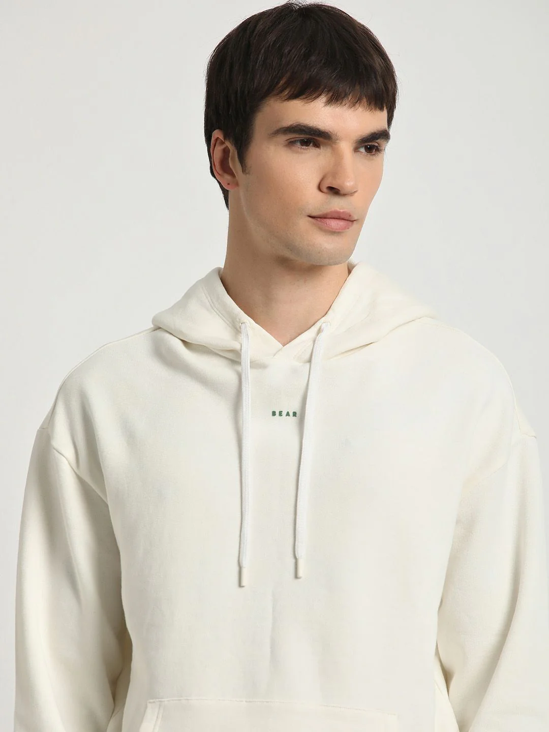THE BEAR HOUSE Typography Printed Hooded Pure Cotton Pullover Sweatshirt - Image 6