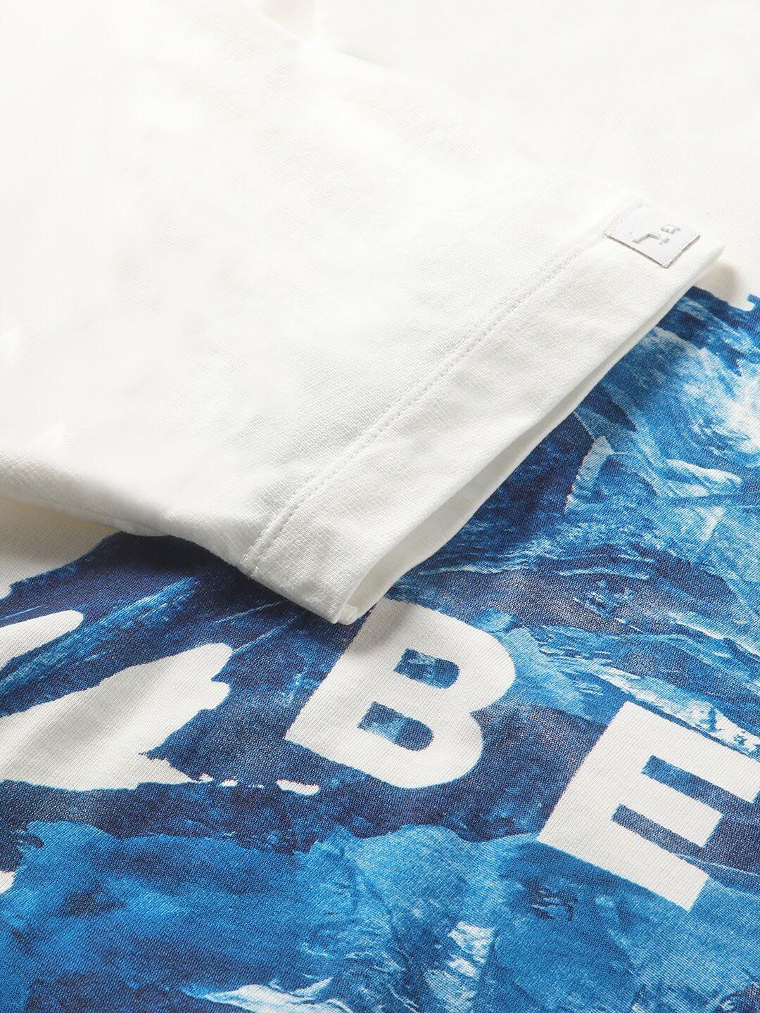 THE BEAR HOUSE Typography Printed Regular Fit Cotton T-shirt - Image 7