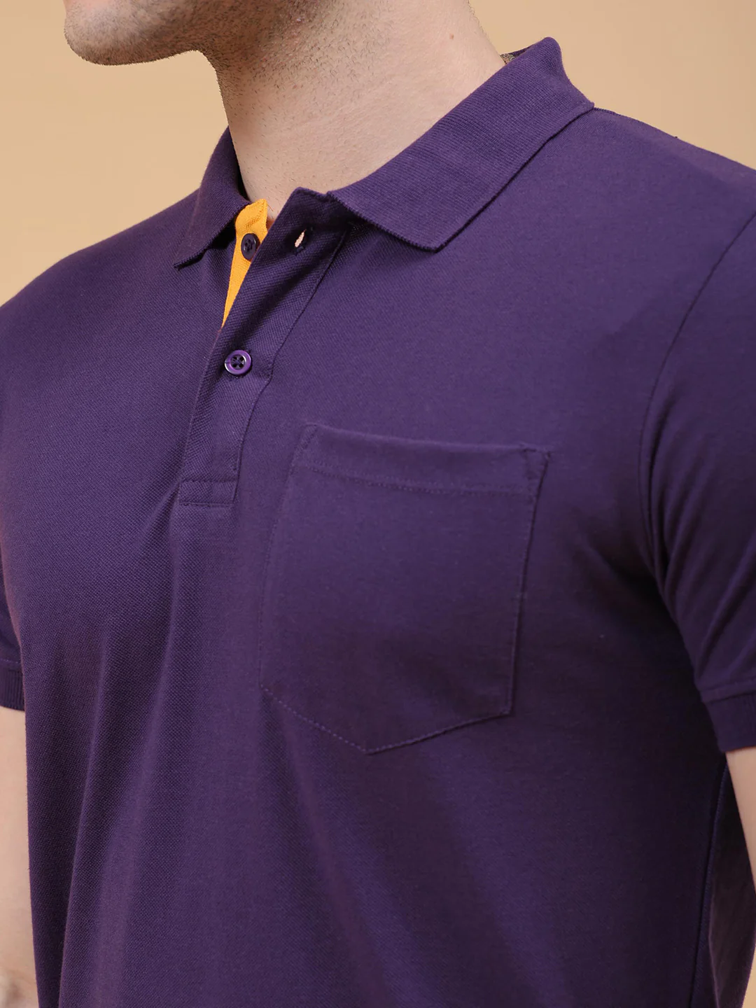 The Indian Garage Co 2 Polo Collar Pockets T-shirt - Image 8