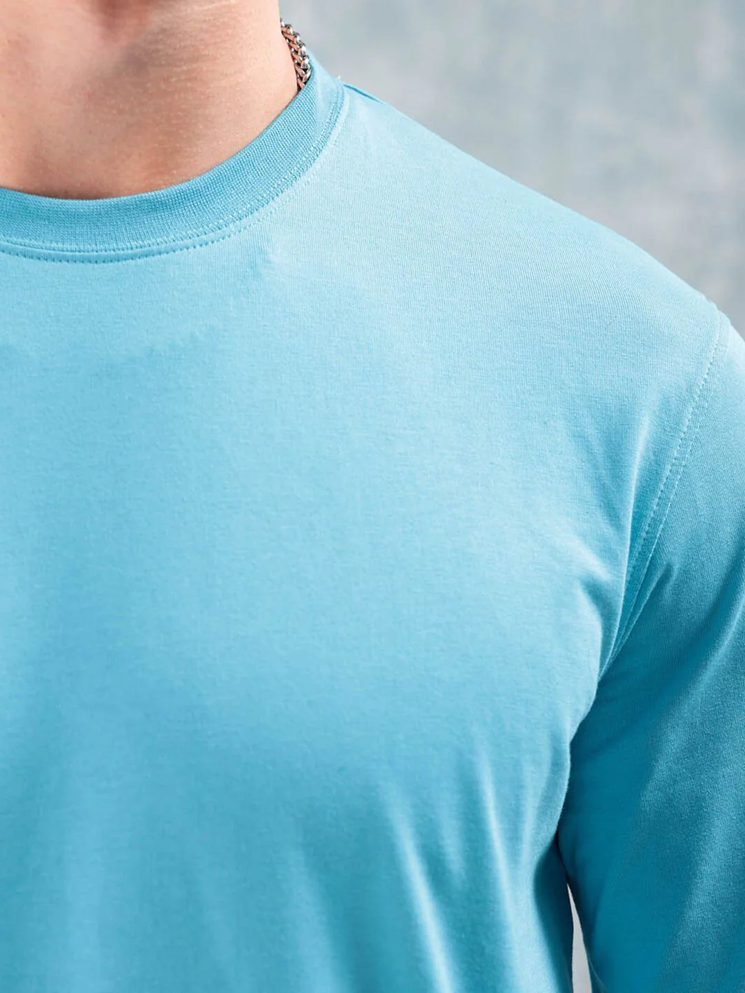 The Indian Garage Co Blue Round Neck Short Sleeves Regular T-shirt - Image 2