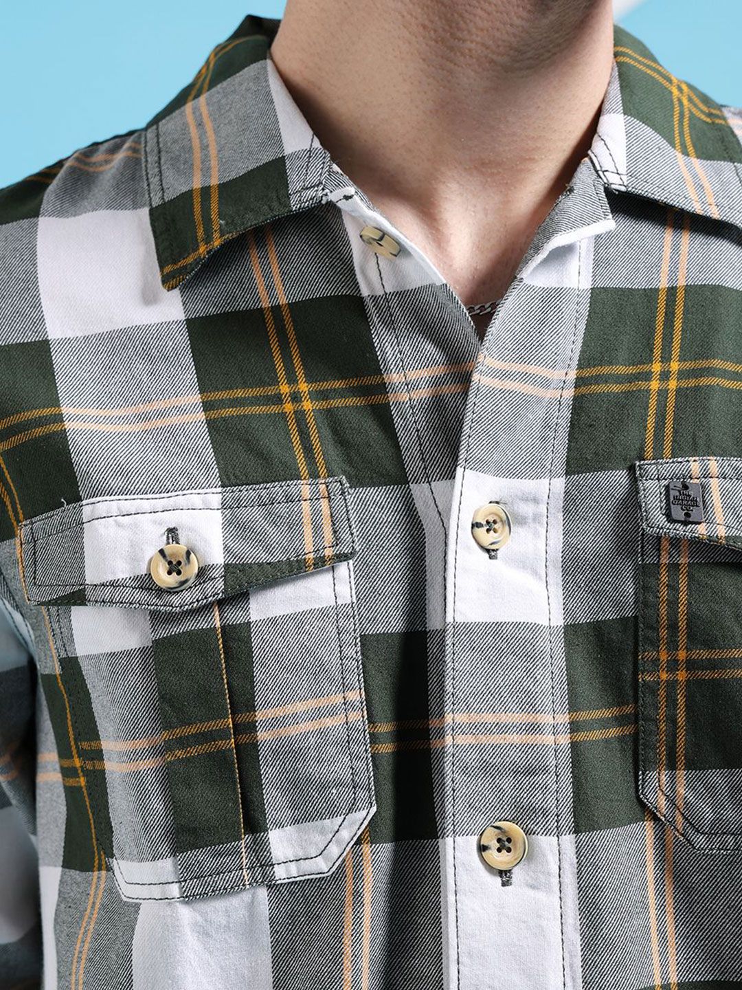 The Indian Garage Co Checked Casual Shirt - Image 3
