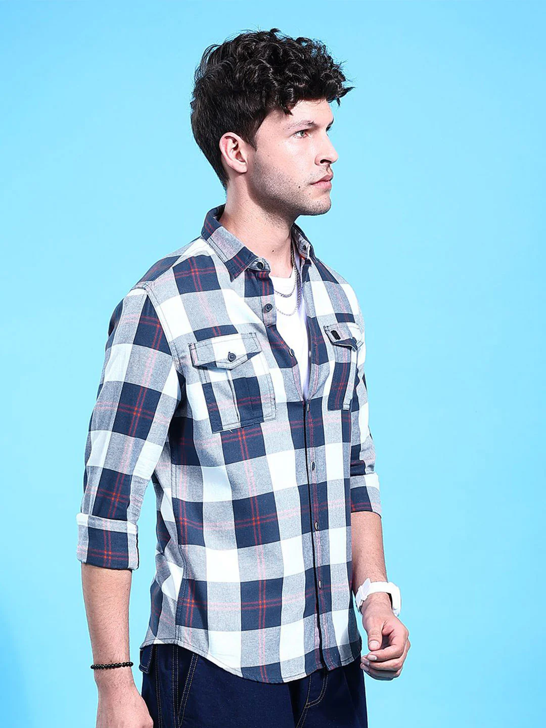 The Indian Garage Co Checked Casual Shirt - Image 3