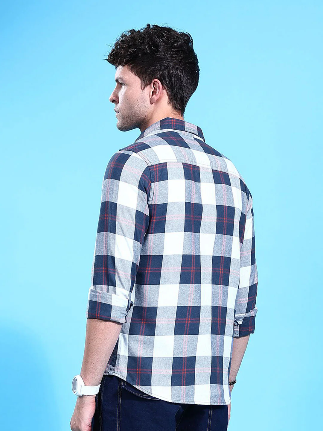 The Indian Garage Co Checked Casual Shirt - Image 4