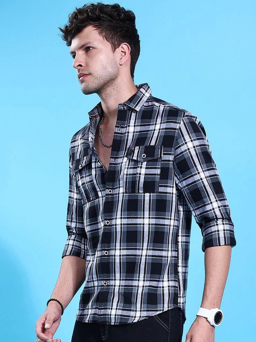 The Indian Garage Co Checked Casual Shirt - Image 5