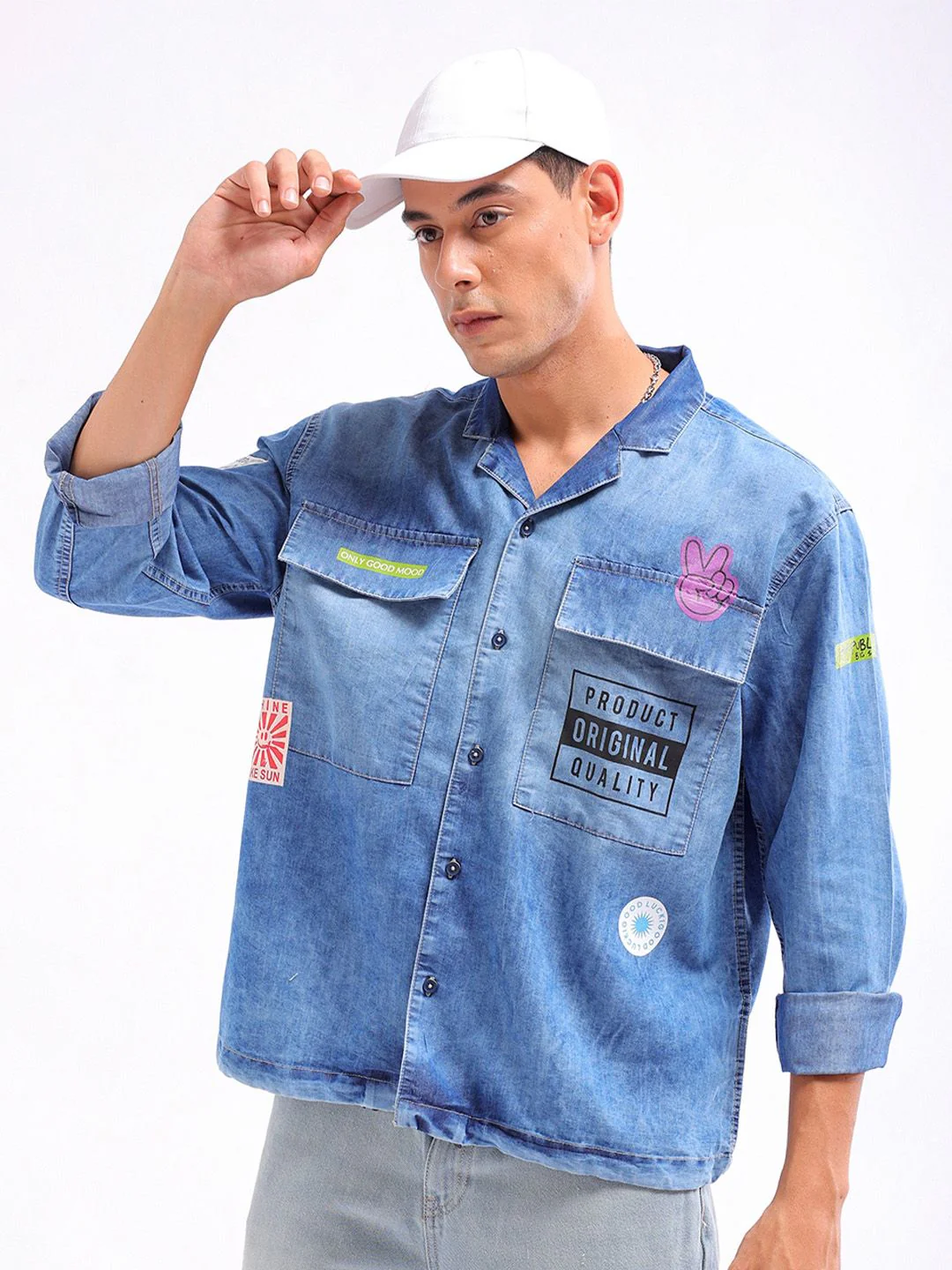 The Indian Garage Co Cuban Collar Casual Shirt - Image 2