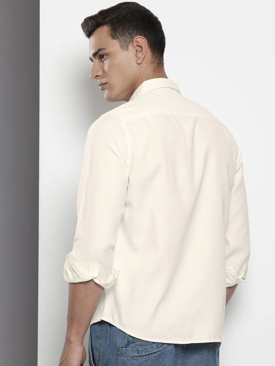 The Indian Garage Co Floral Embroidered Casual Shirt - Image 4