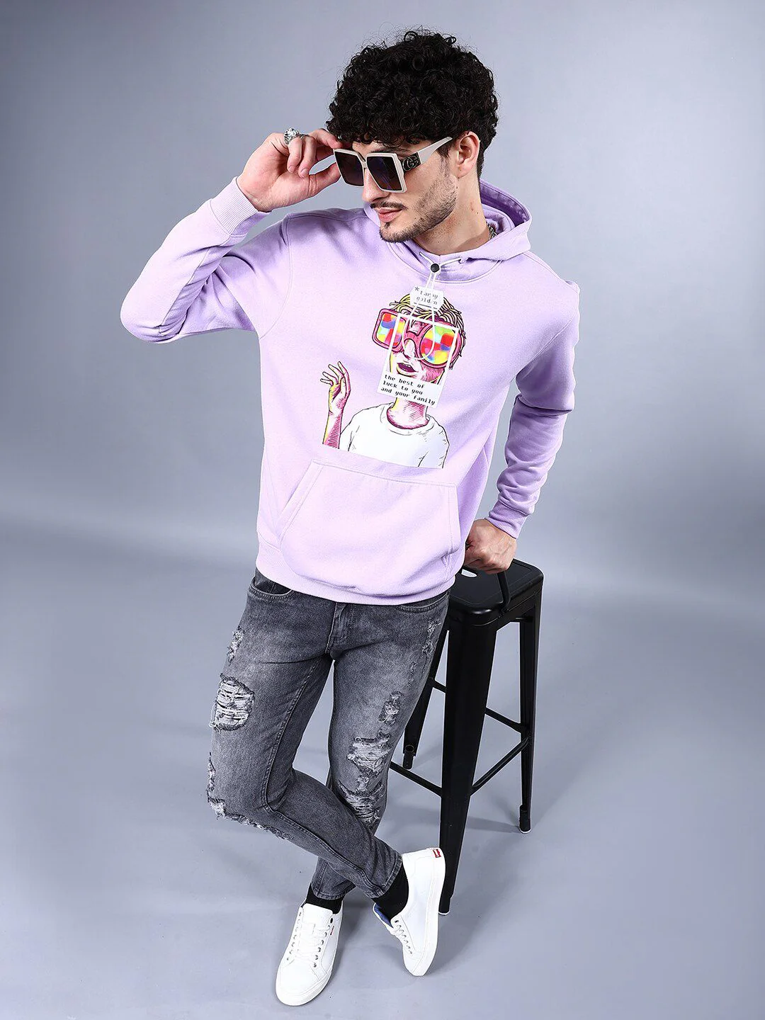 The Indian Garage Co Graphic Hooded Pullover - Image 4