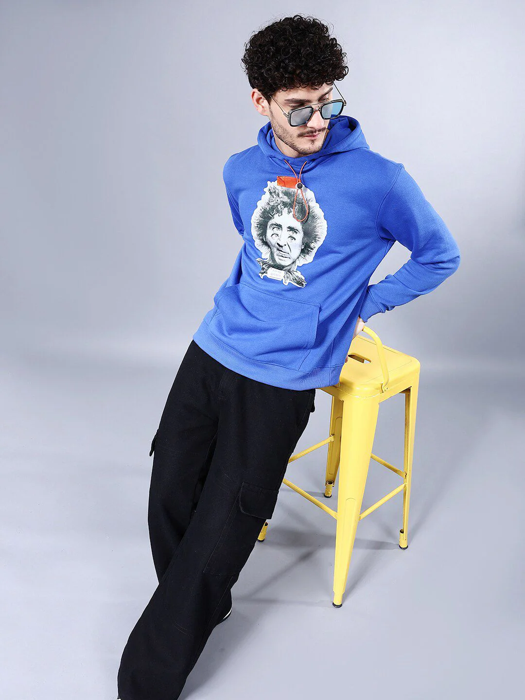 The Indian Garage Co Graphic Printed Hooded Sweatshirt - Image 4