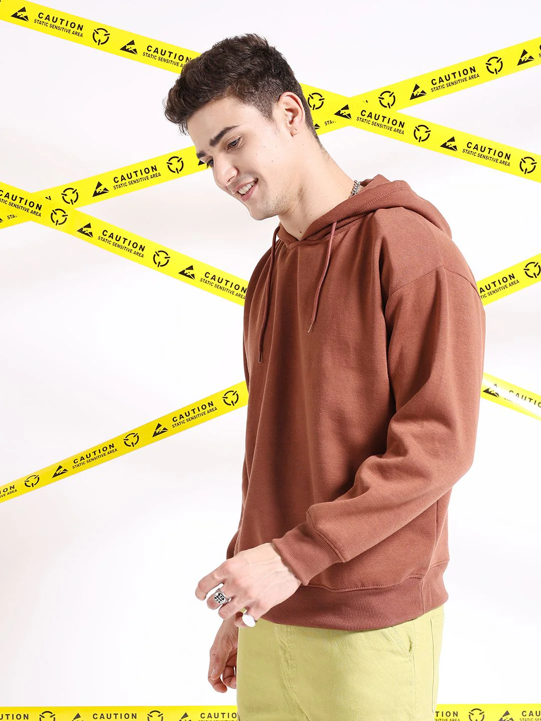 The Indian Garage Co Hooded Long Sleeve Oversized Pullover Sweatshirt - Image 5