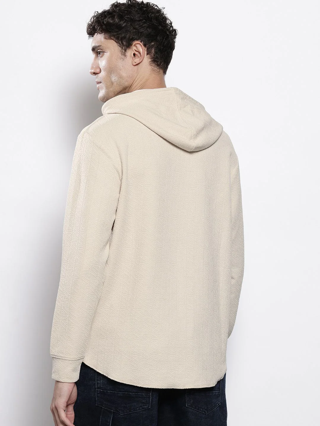 The Indian Garage Co Knitted Hooded T-shirt - Image 5