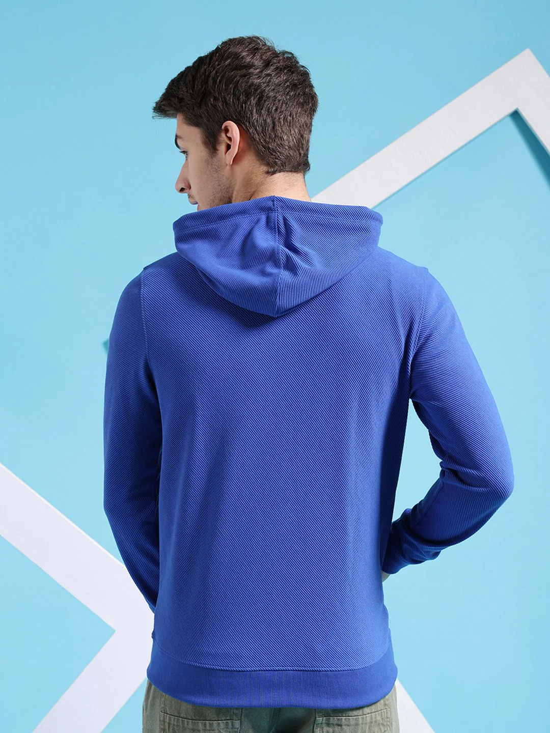 The Indian Garage Co Long Sleeves Hood Zipfront Sweatshirt - Image 4