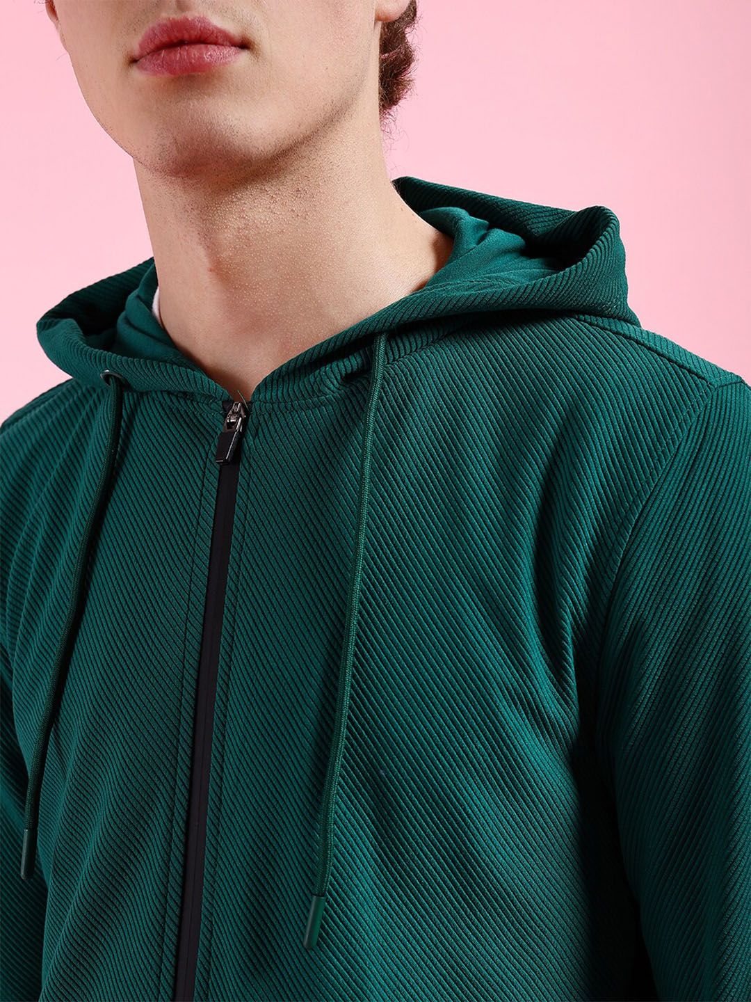 The Indian Garage Co Long Sleeves Hood Zipfront Sweatshirt - Image 2