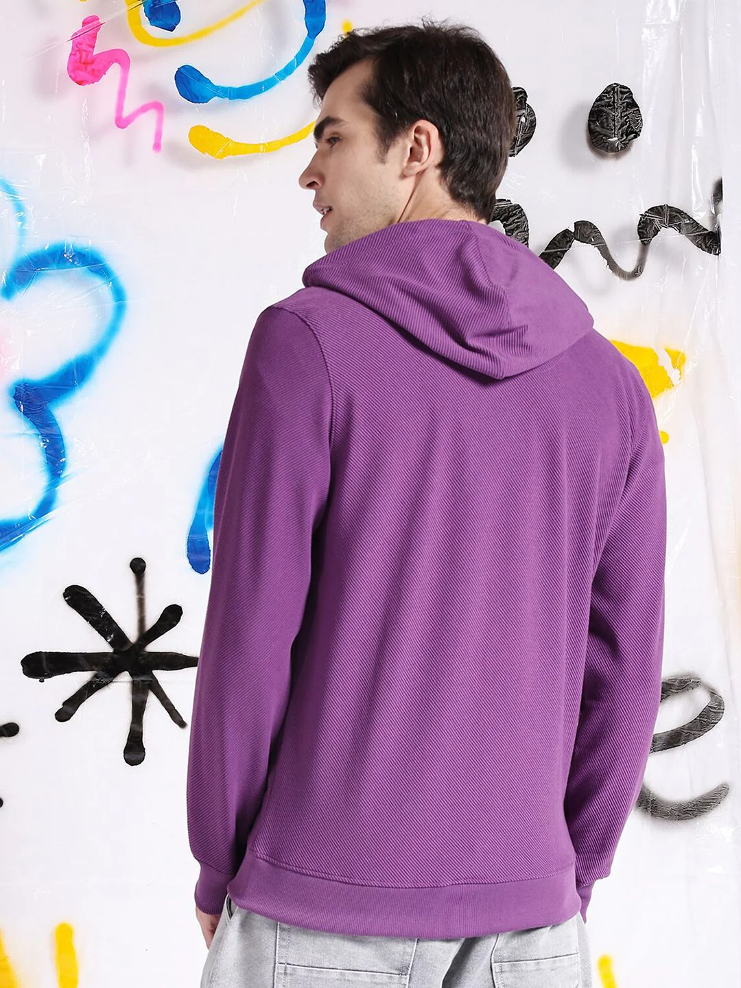 The Indian Garage Co Long Sleeves Hood Zipfront Sweatshirt - Image 5