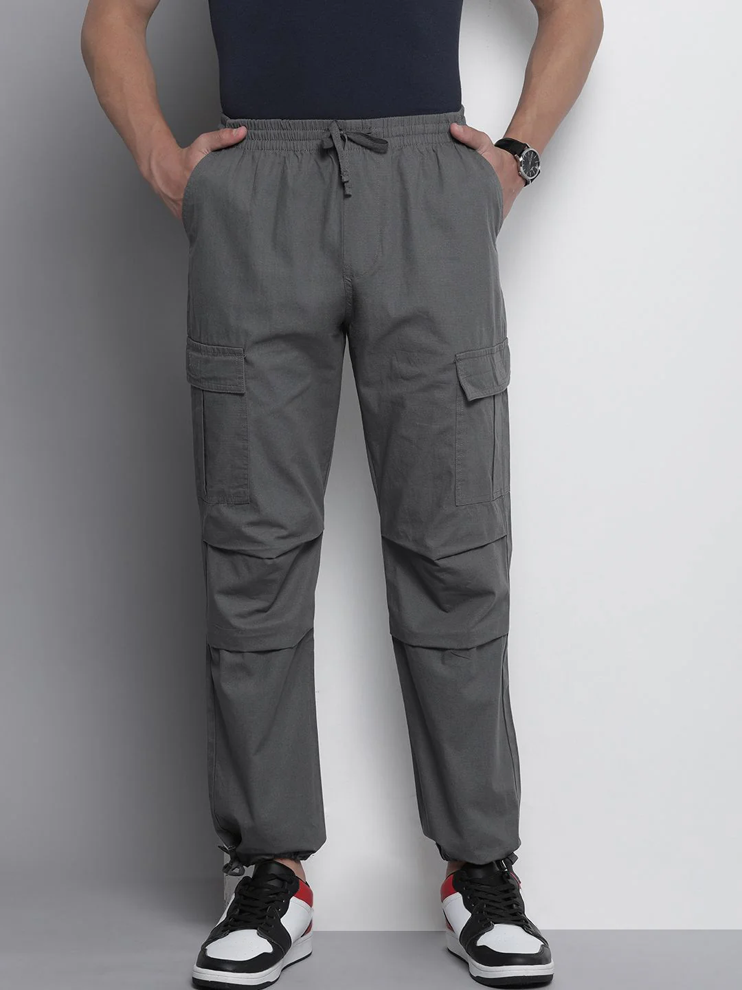The Indian Garage Co Loose Fit Cargos Trousers - Image 2