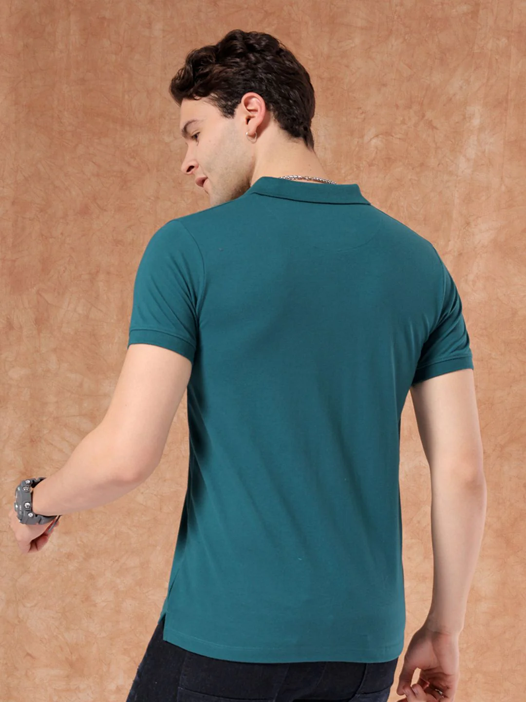 The Indian Garage Co Men 2 Polo Collar Pockets T-shirt - Image 5