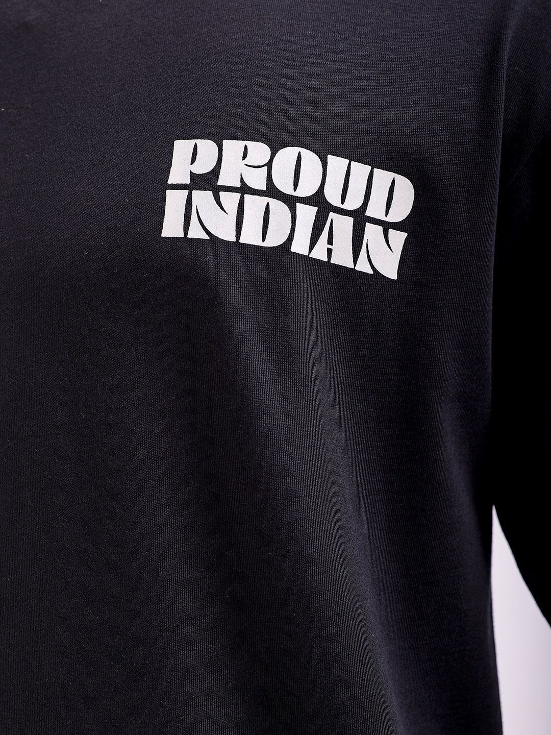 The Indian Garage Co Men Back Printed Boxy Oversized Round Neck T-shirt - Image 3
