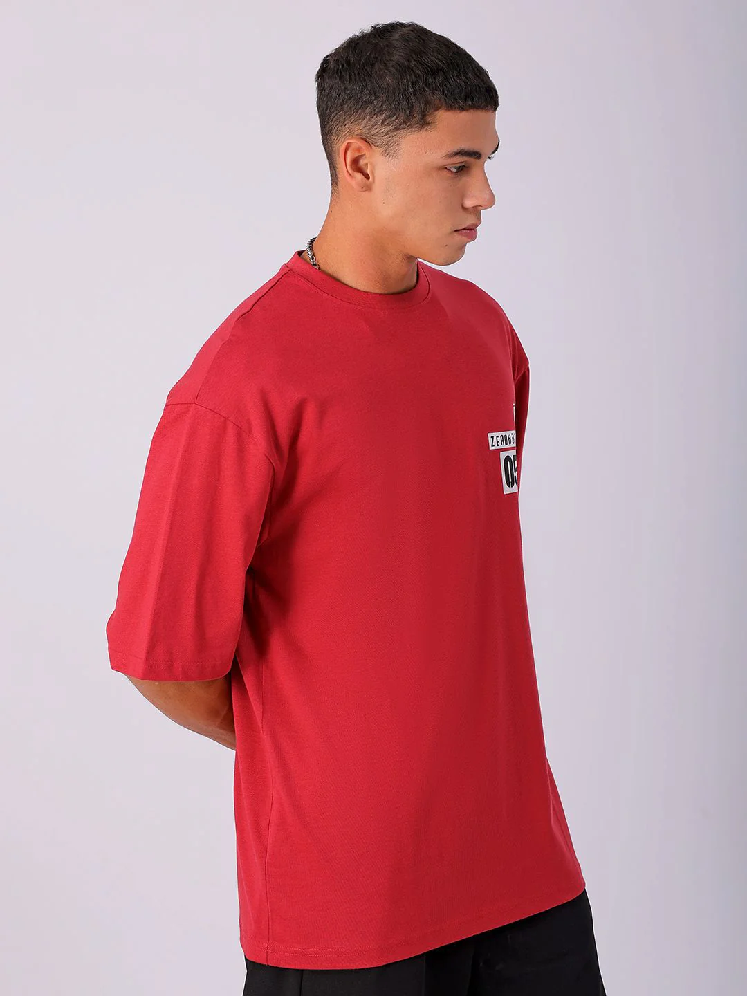 The Indian Garage Co Men Back Printed Oversized Round Neck T-shirt - Image 5