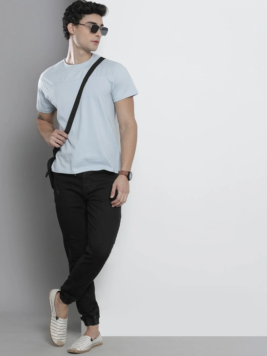The Indian Garage Co Men Black Slim Fit Jeans - Image 5