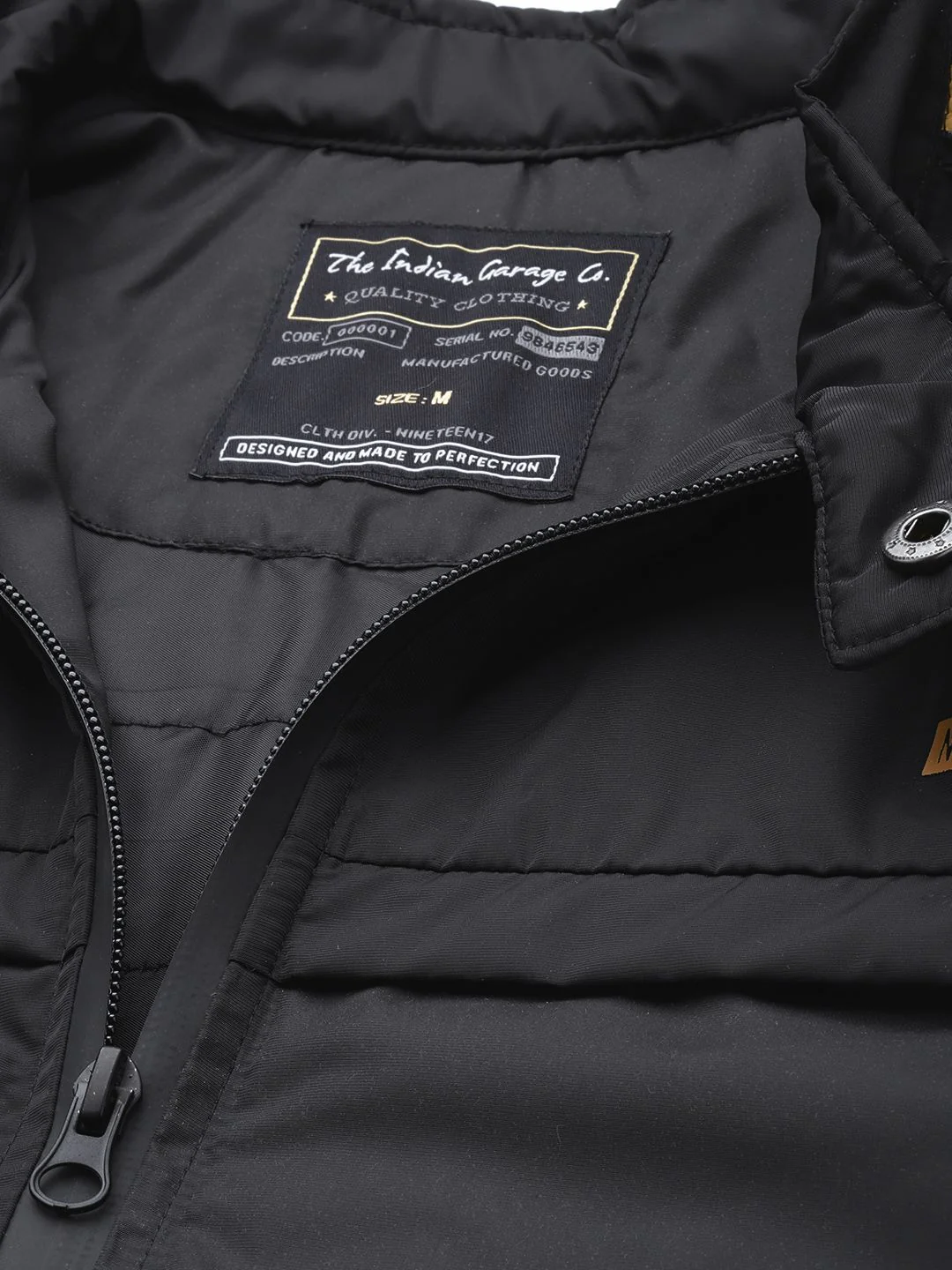 The Indian Garage Co Men Black Solid Tailored Jacket - Image 2