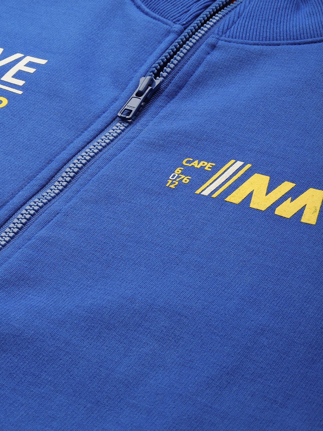 The Indian Garage Co Men Blue & Black Solid Sweatshirt - Image 2