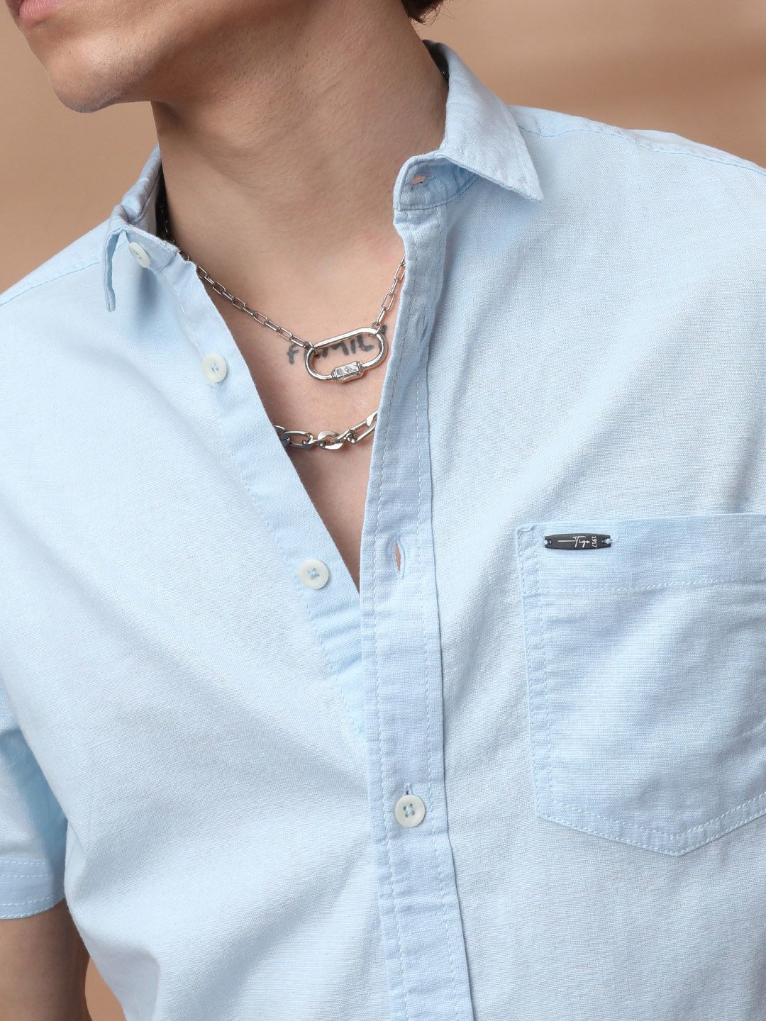 The Indian Garage Co Men Blue Casual Shirt - Image 4