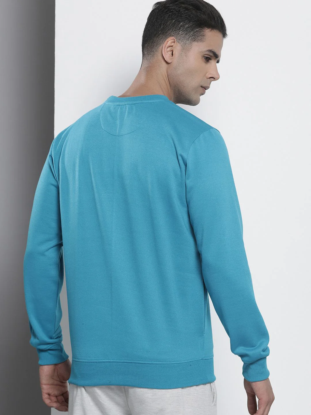 The Indian Garage Co Men Blue Round Neck Sweatshirt - Image 5