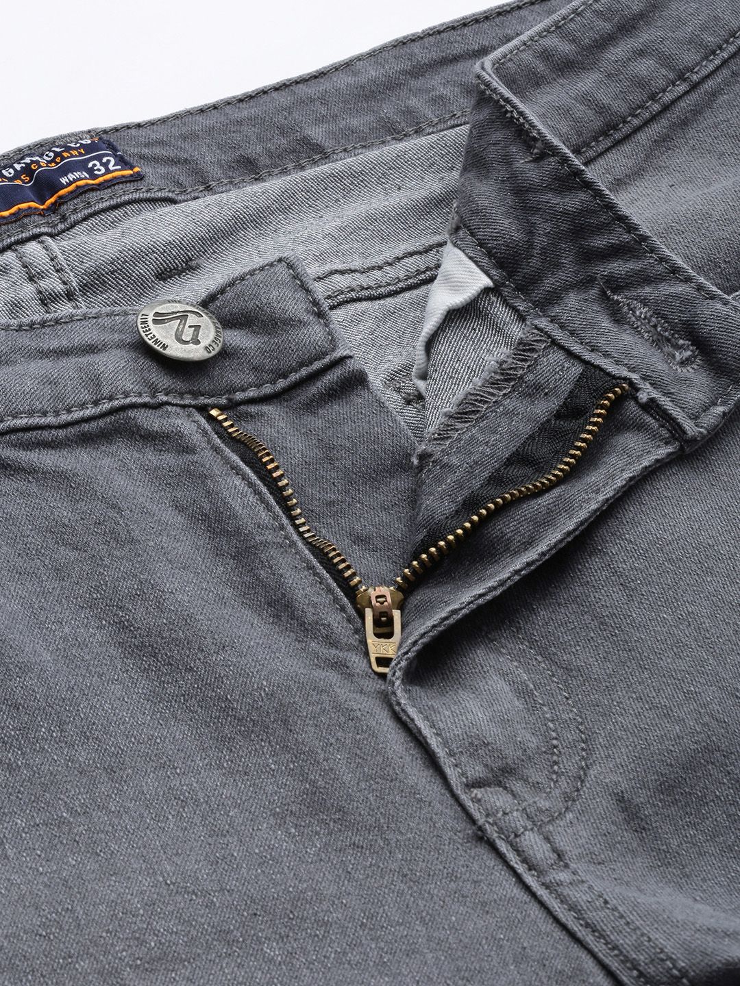 The Indian Garage Co Men Bootcut Heavy Fade Stretchable Jeans - Image 4