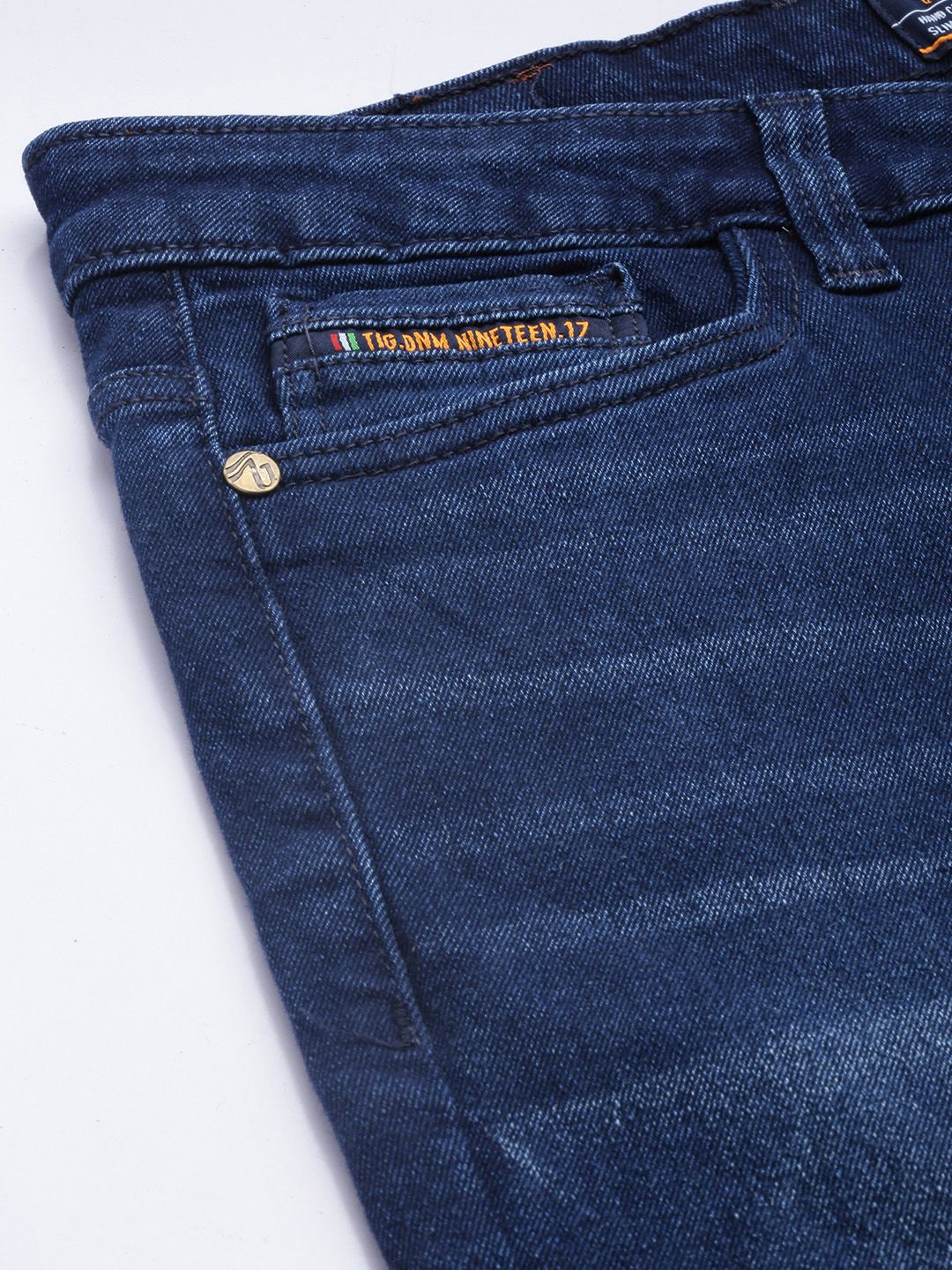 The Indian Garage Co Men Bootcut Light Fade Stretchable Jeans - Image 6