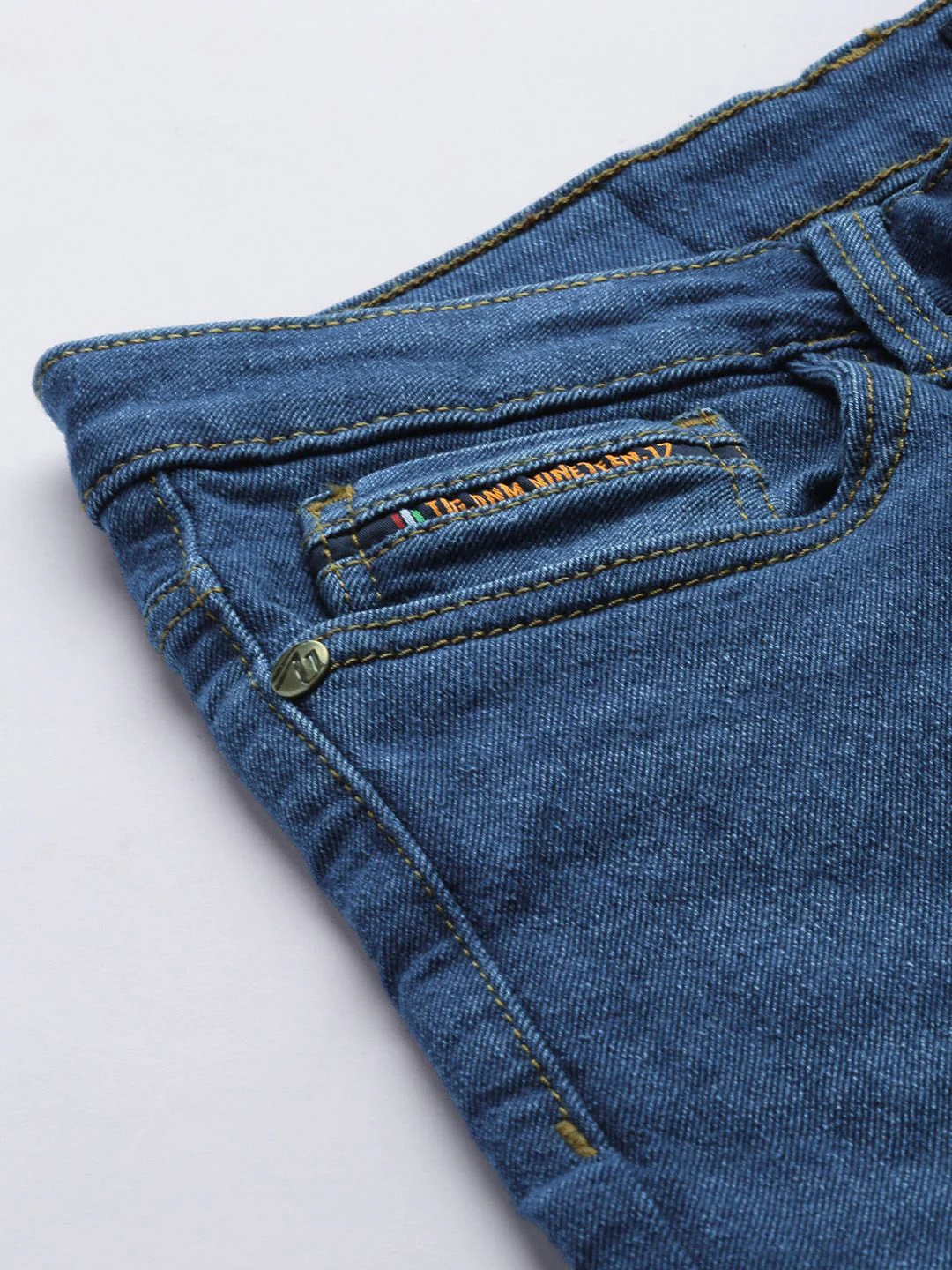 The Indian Garage Co Men Bootcut Light Fade Stretchable Jeans - Image 6