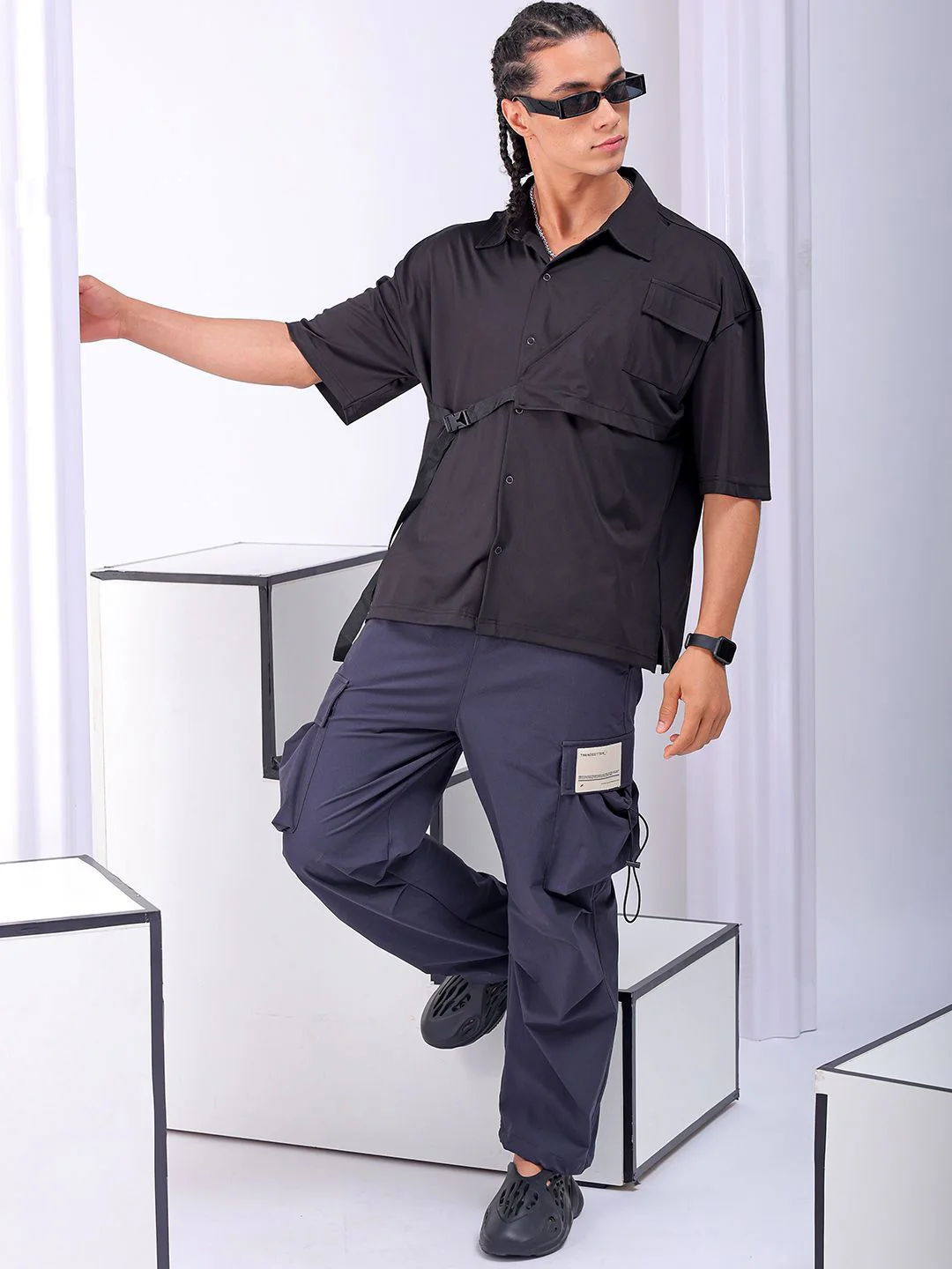 The Indian Garage Co Men Boxy Opaque Casual Shirt - Image 6
