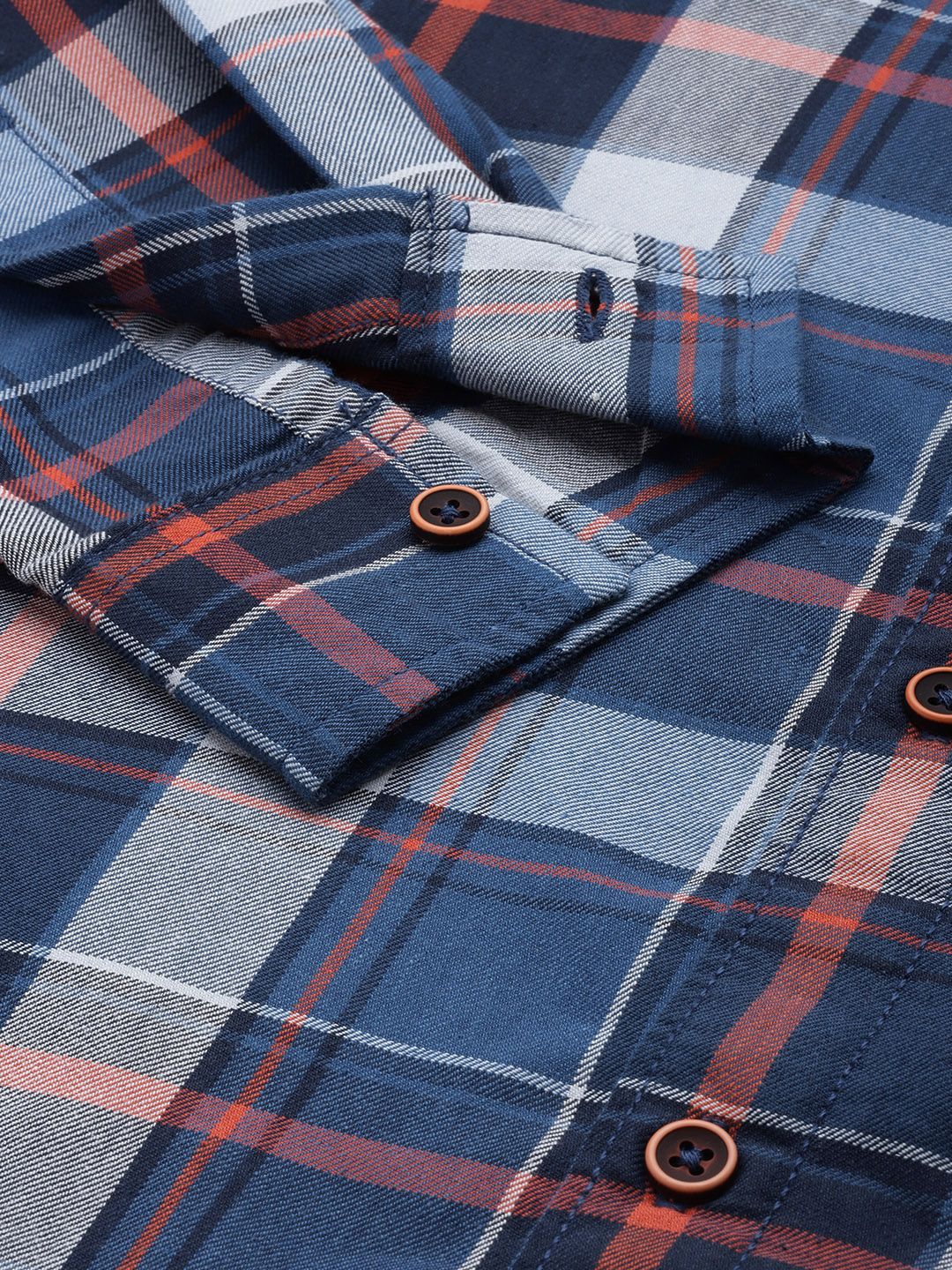 The Indian Garage Co Men Checked Casual Shirt - Image 3