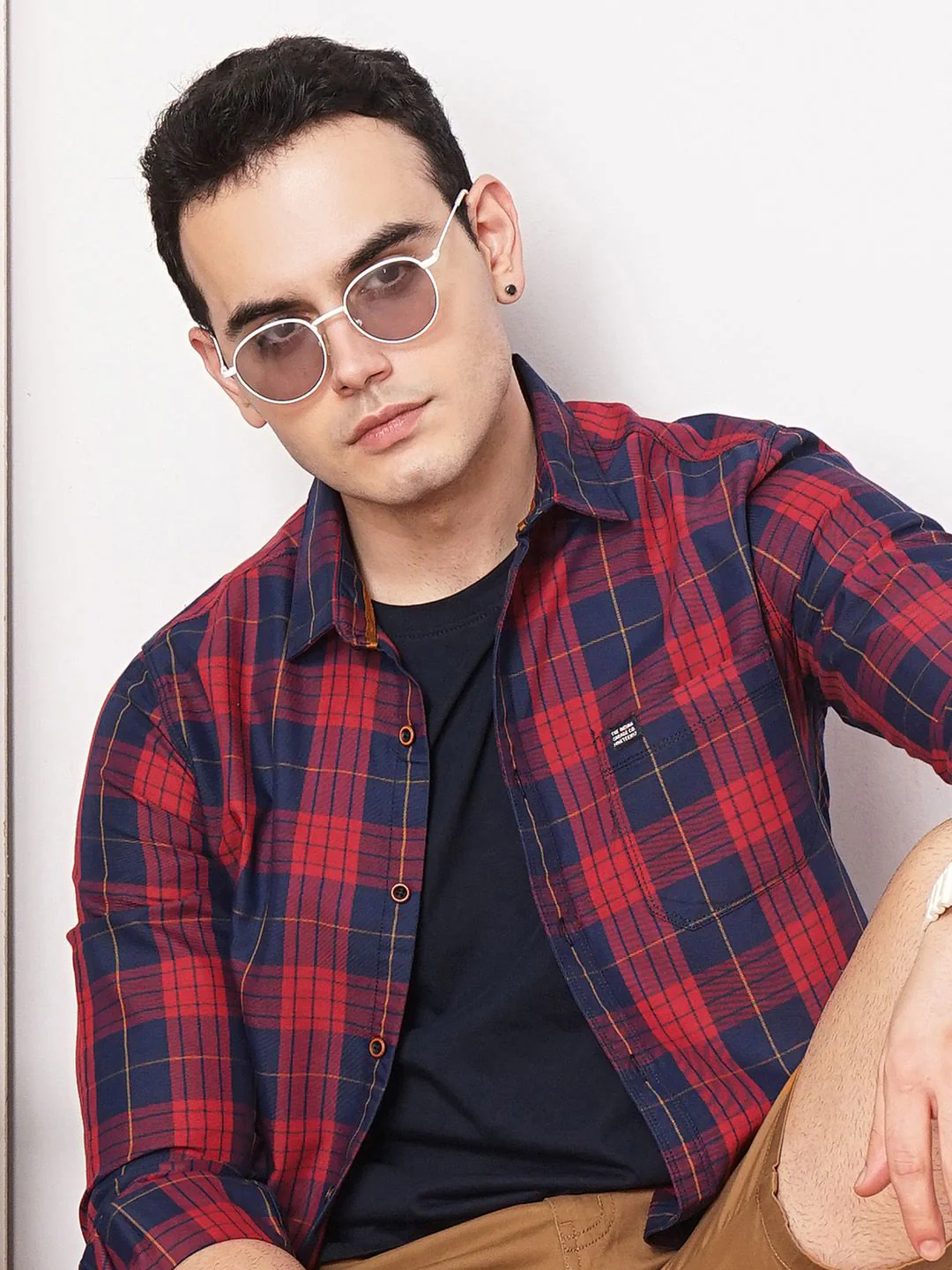 The Indian Garage Co Men Checked Casual Shirt - Image 7