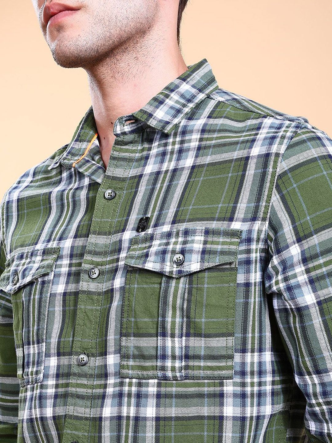 The Indian Garage Co Men Checked Casual Shirt - Image 2