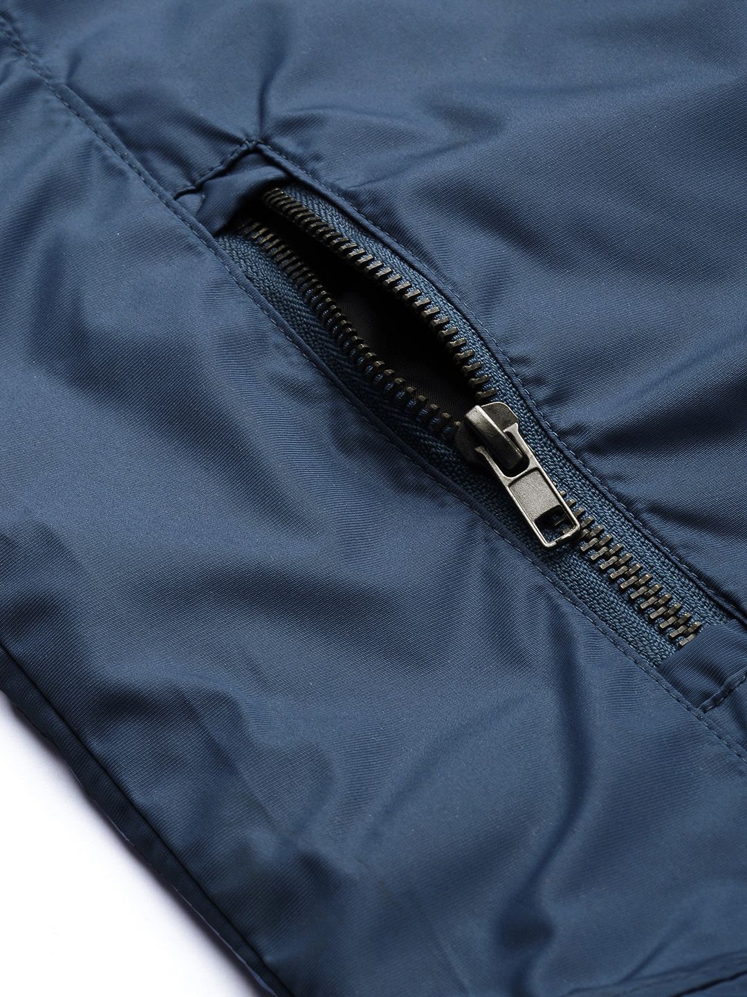 The Indian Garage Co Men Colourblock Slim Fit Bomber Jacket - Image 6