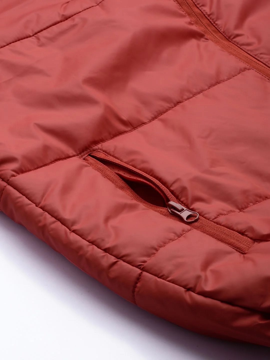 The Indian Garage Co Men Colourblocked Detachable Hood Padded Jacket - Image 6