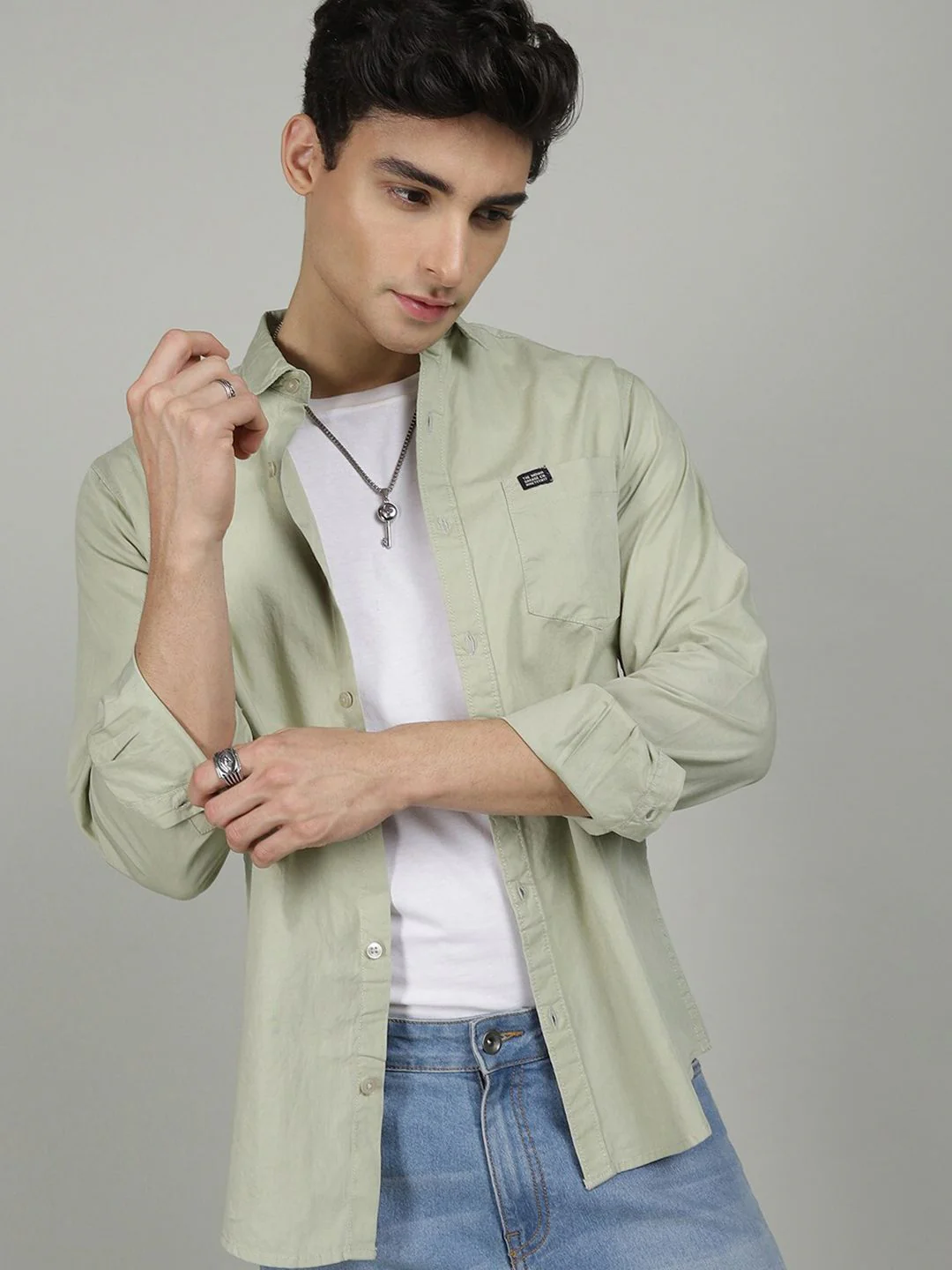 The Indian Garage Co Men Comfort Cotton Casual Shirt - Image 3