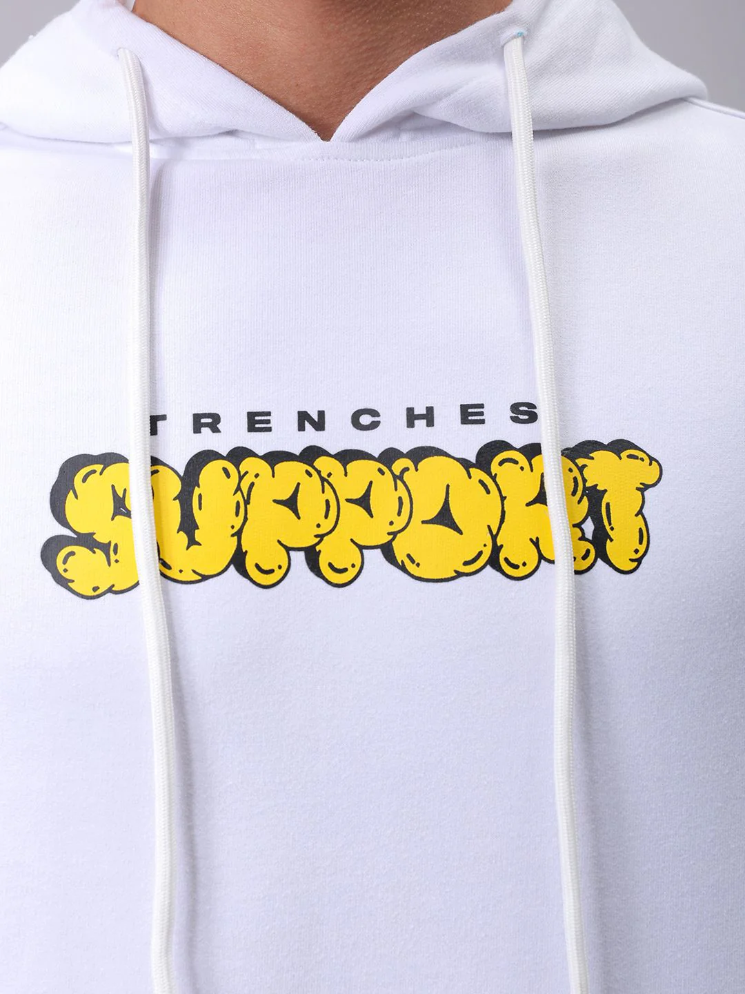 The Indian Garage Co Men Cotton Printed Hooded Sweatshirt - Image 2