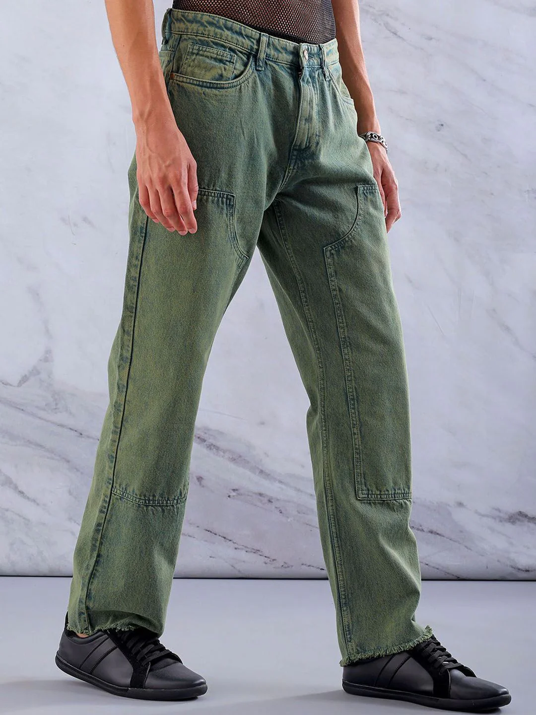 The Indian Garage Co Men Cotton Relaxed Fit Jeans - Image 2