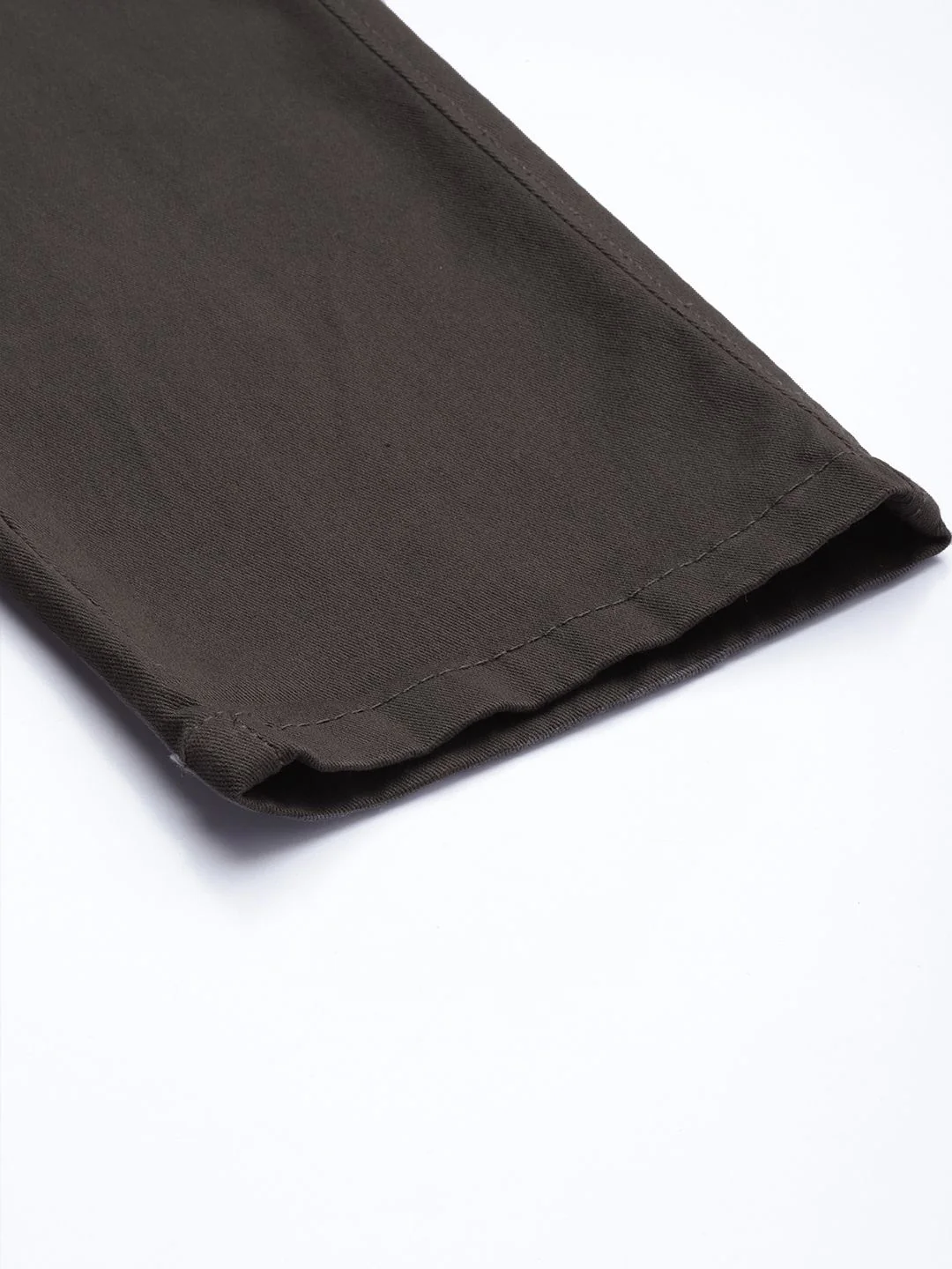 The Indian Garage Co Men Cotton Slim Fit Cargos - Image 7