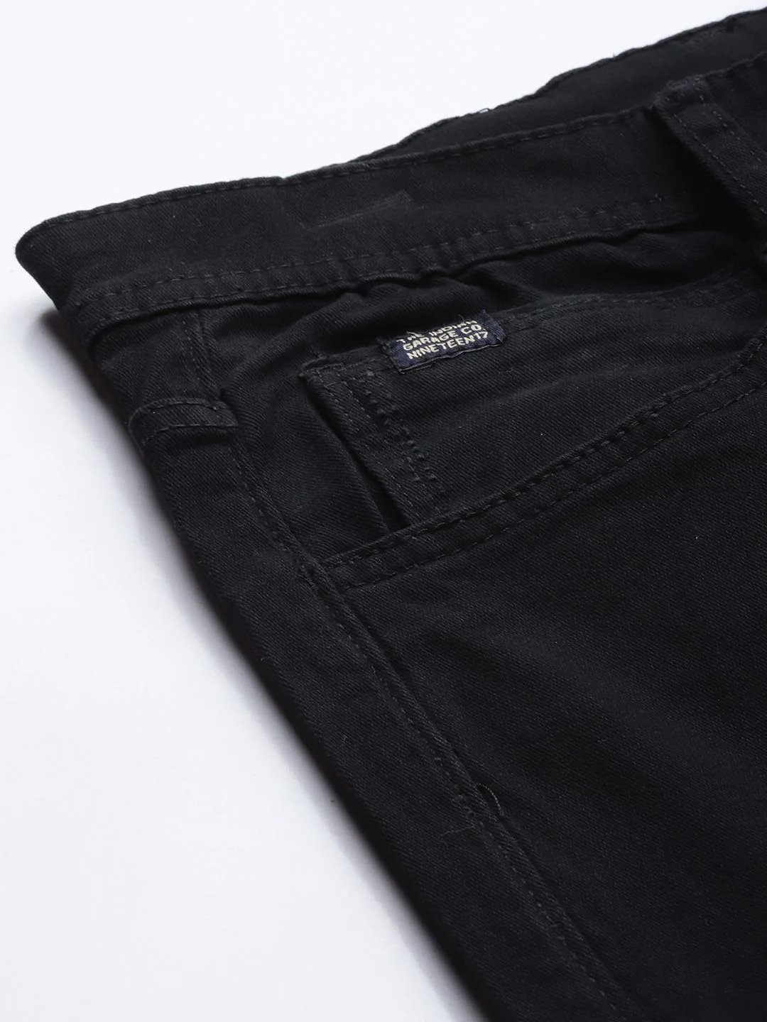 The Indian Garage Co Men Cotton Slim Fit Cargos - Image 6