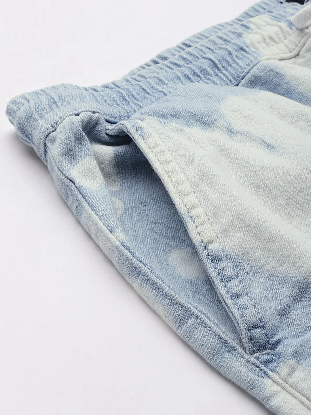 The Indian Garage Co Men Faded Denim Shorts - Image 6