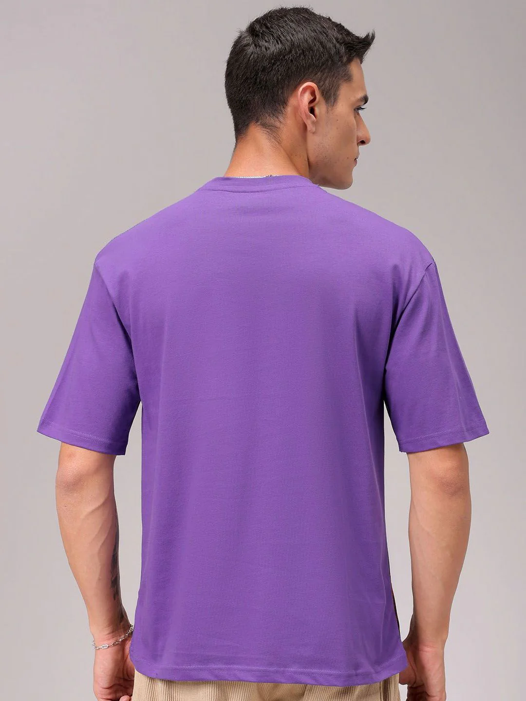 The Indian Garage Co Men Graphic Printed Round Neck Boxy T-shirt - Image 5