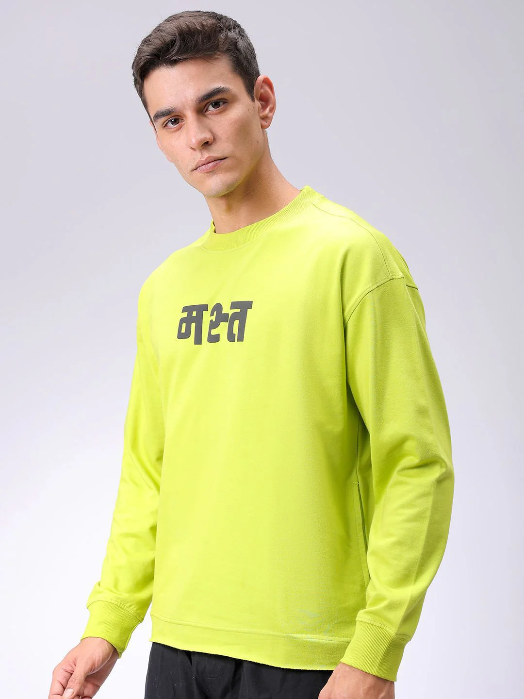 The Indian Garage Co Men Graphic Printed Round Neck Pullover Sweatshirt - Image 4