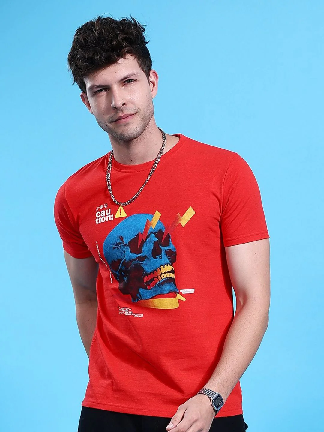 The Indian Garage Co Men Graphic Printed T-shirt