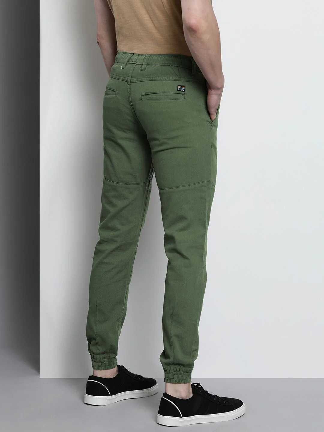 The Indian Garage Co Men Green Joggers Trousers - Image 5