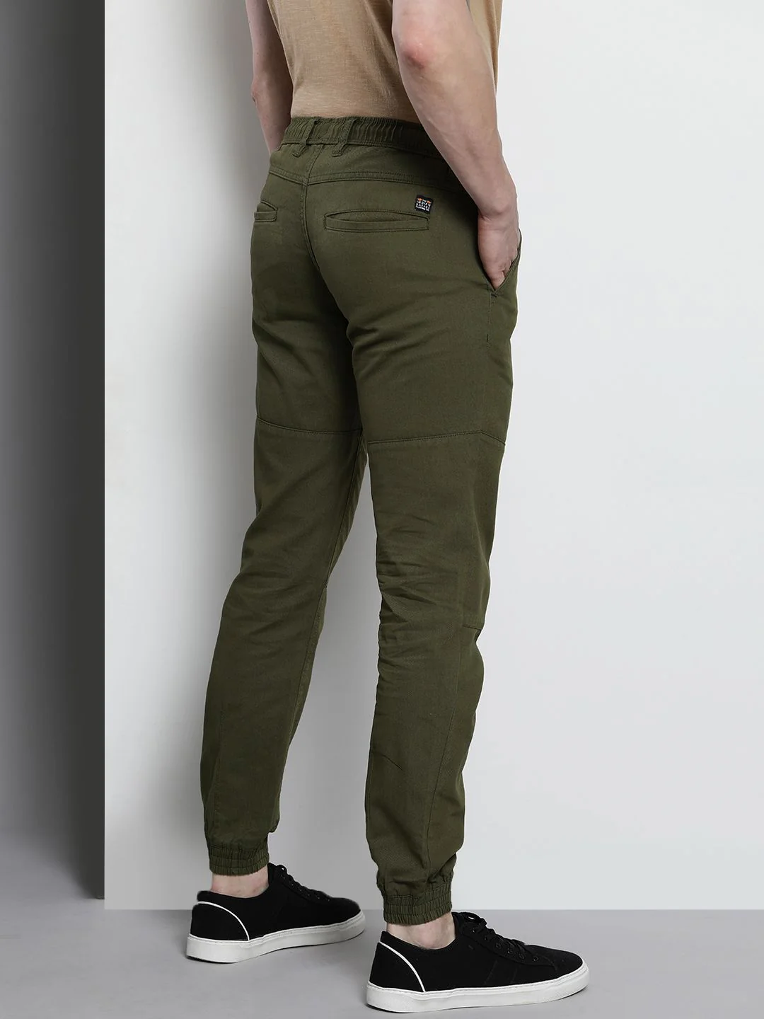 The Indian Garage Co Men Green Original Joggers Trousers - Image 3