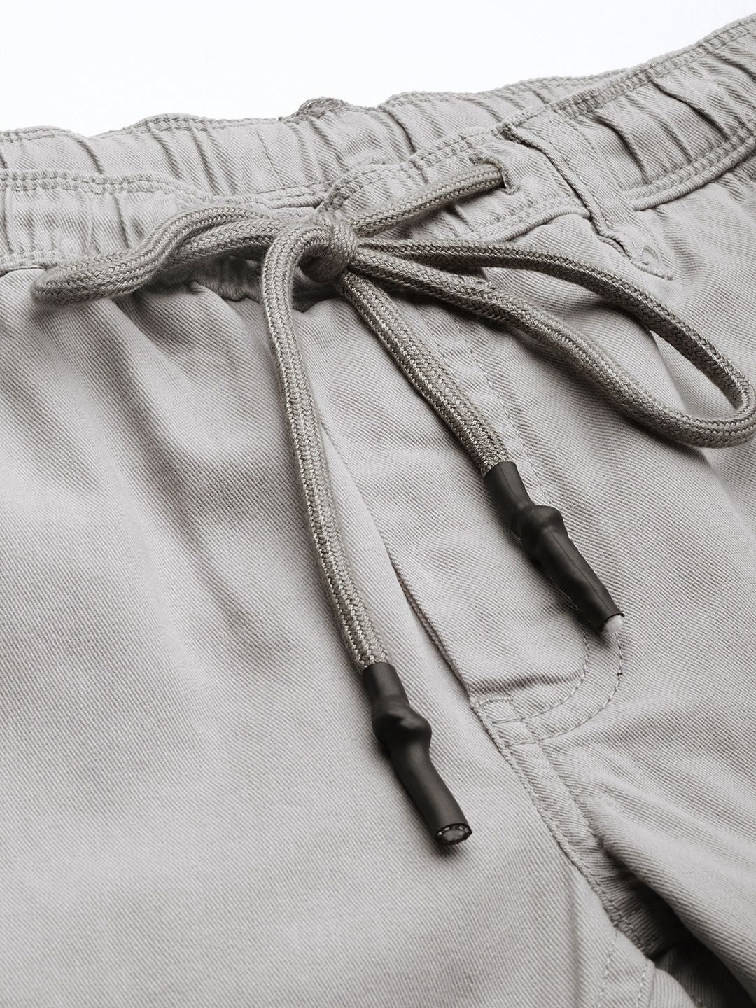 The Indian Garage Co Men Grey Joggers Trousers - Image 4
