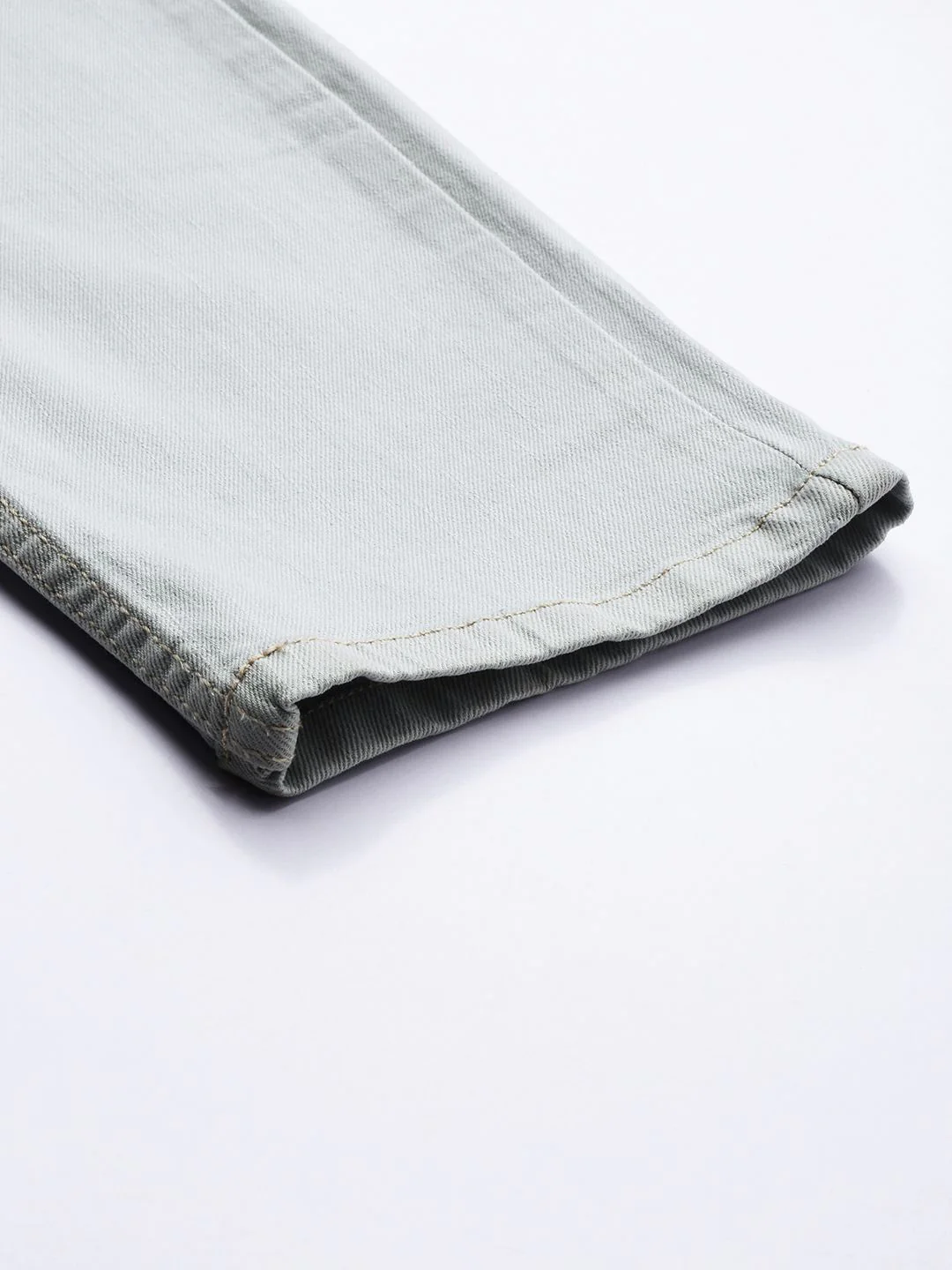 The Indian Garage Co Men Grey Slim Fit Slash Knee Stretchable Heavy Fade Stretchable Jeans - Image 7