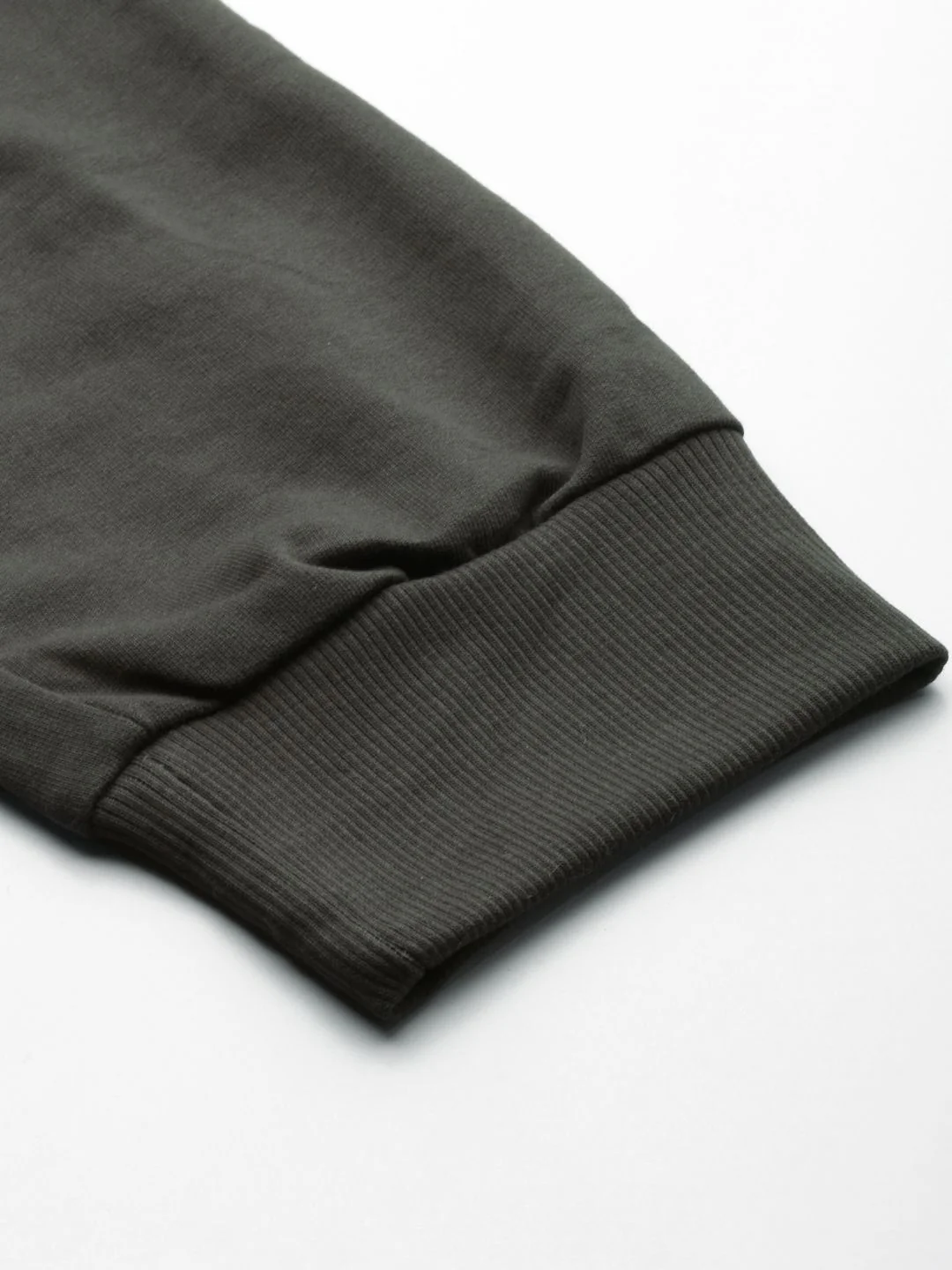 The Indian Garage Co Men Grey Solid Pleated Detail Joggers - Image 7