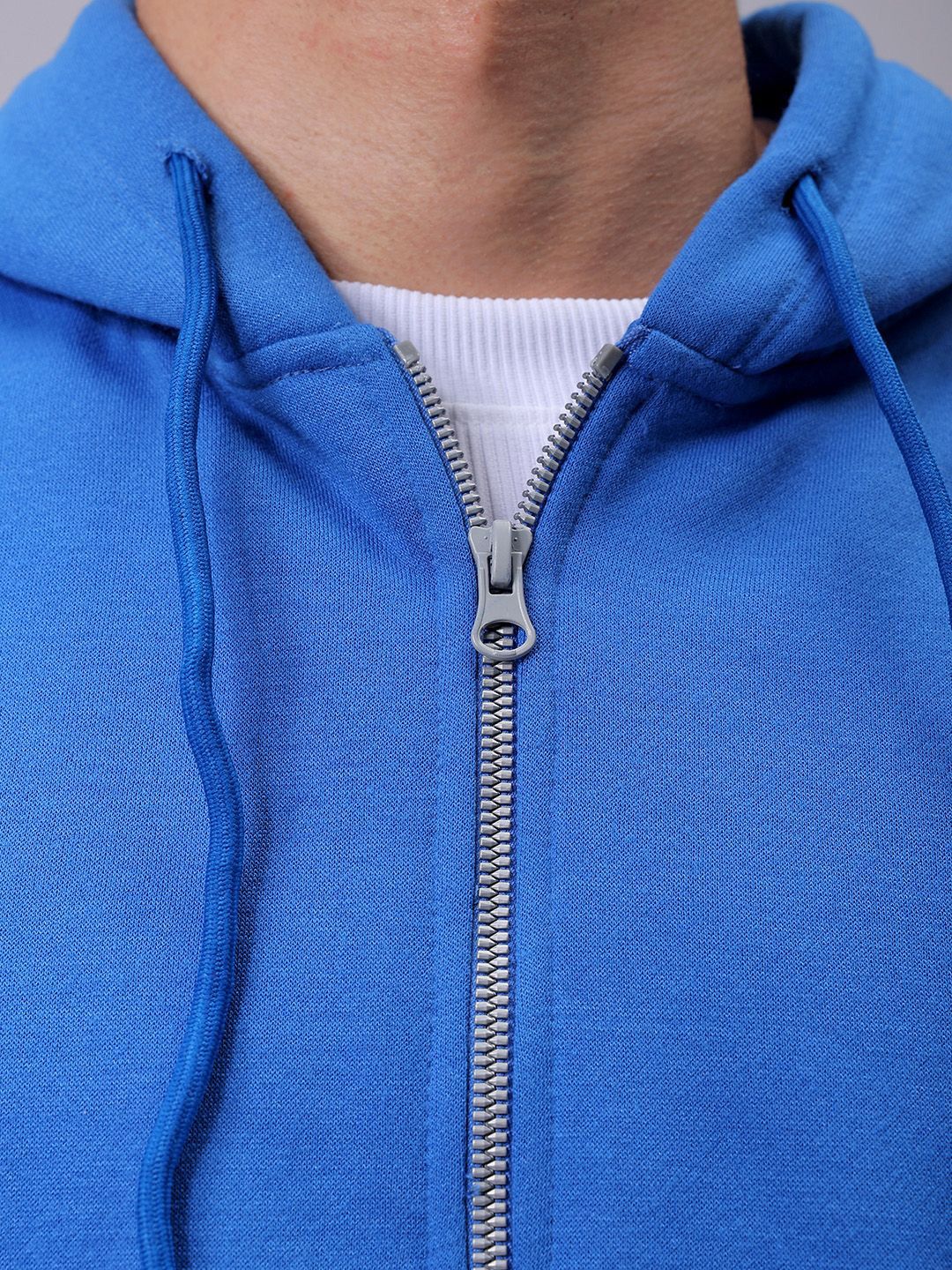 The Indian Garage Co Men Hooded Double Way Front Open Zipper Sweatshirt - Image 3